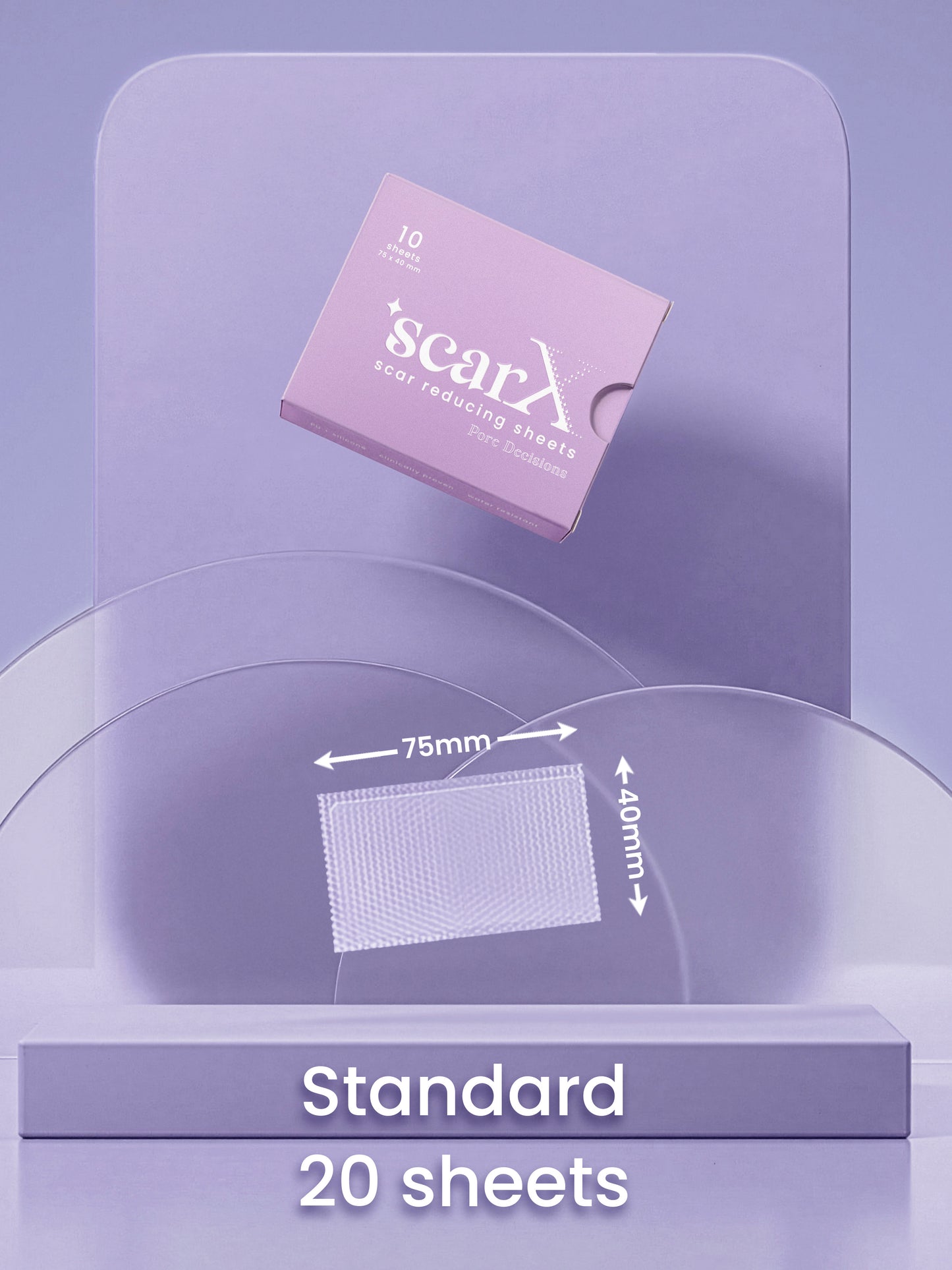 ScarX - PU Backed Silicone Scar Reducing Sheets